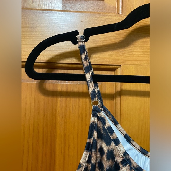NWOT Leopard Print Cami Jumpsuit - Picture 3 of 4